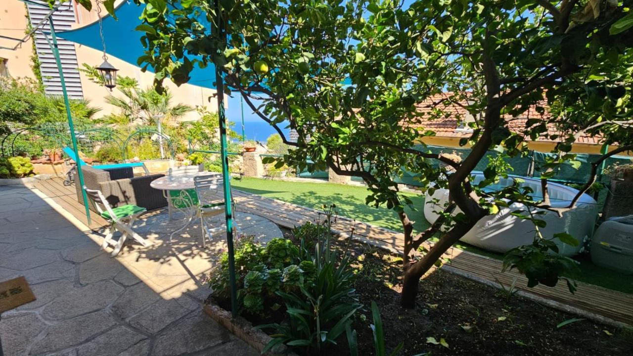 Maison Avec Jardin, Vue Mer Aux Portes De Monaco Beausoleil Bagian luar foto