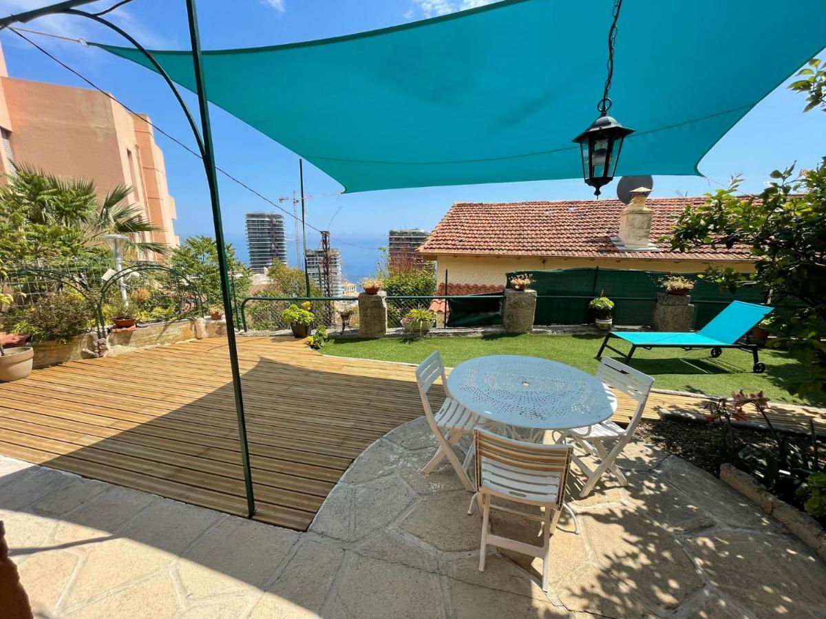 Maison Avec Jardin, Vue Mer Aux Portes De Monaco Beausoleil Bagian luar foto